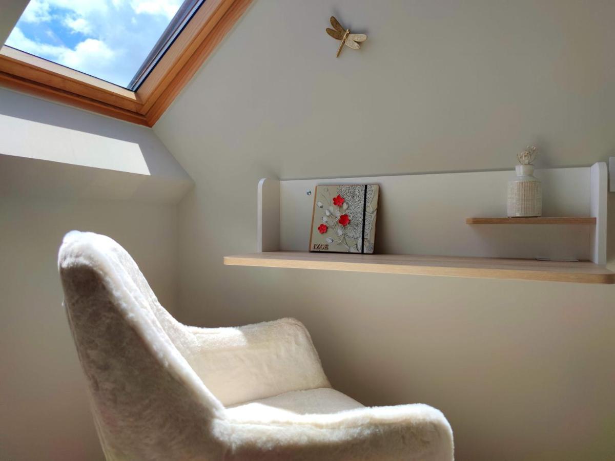La Douce Halte - Gites Avec Spa Ou Sauna Saint-Ouen-Des-Toits ภายนอก รูปภาพ